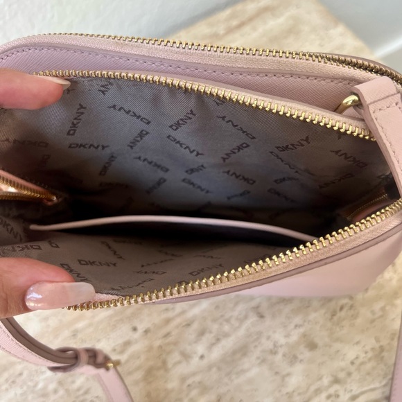 DKNY Blush pink crossbody satchel - Picture 7 of 8